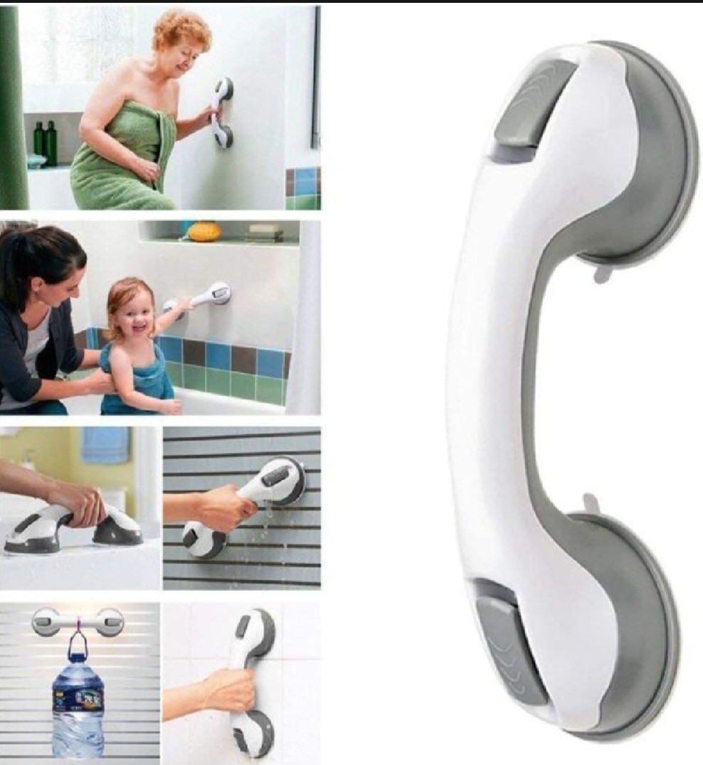 Safety Bath Support Hand Rail Handle Grip Grab Suction Shower Bar Rail