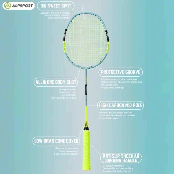 K-Free Carbon Fiber Badminton Racket