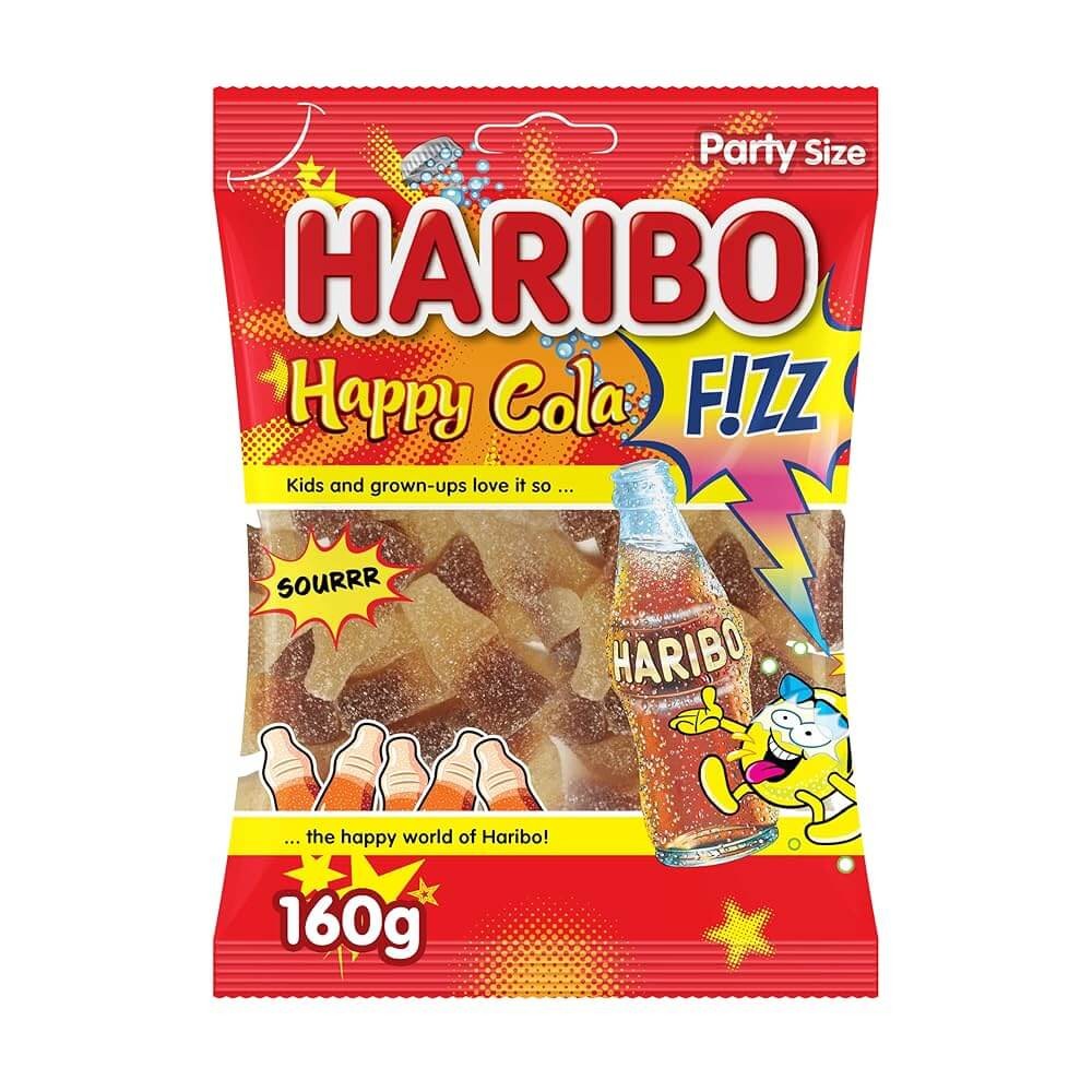 Haribo Happy Cola Fizz Sour 160G