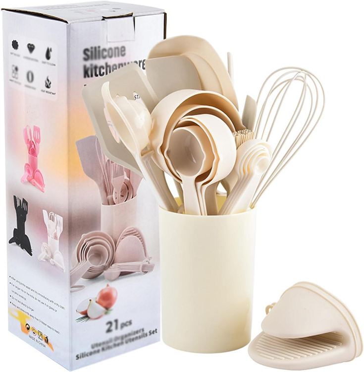 21 Pcs Silicone Kitchen Utensils Set