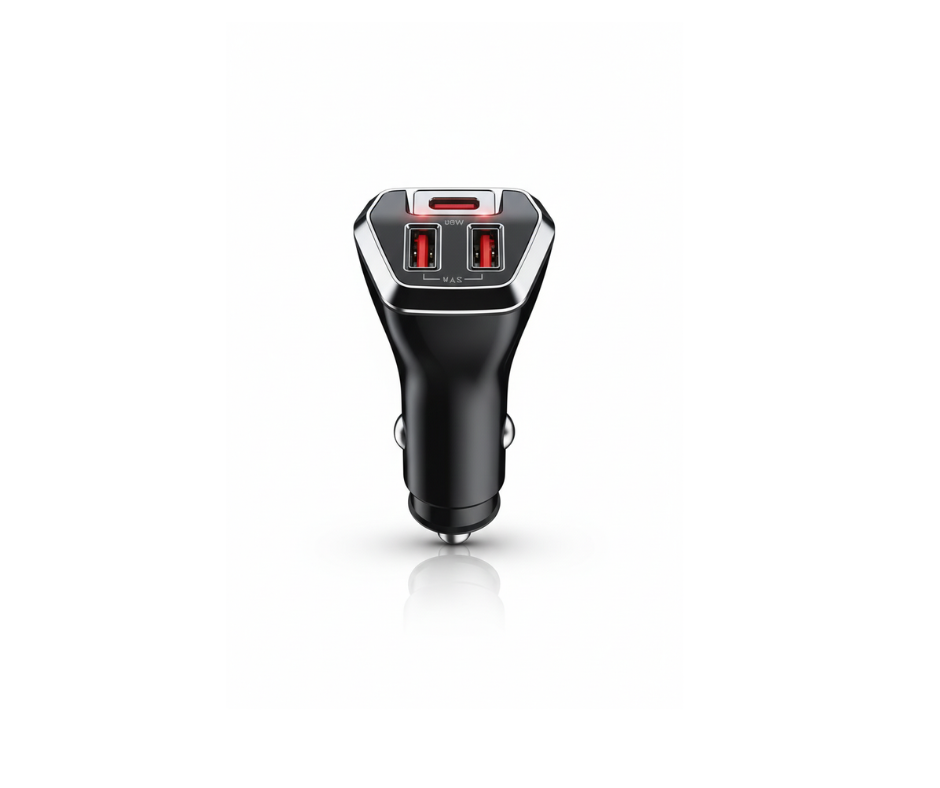 Y-41 18W Dual Port Car Charger | Fast Charging USB Car Adapter