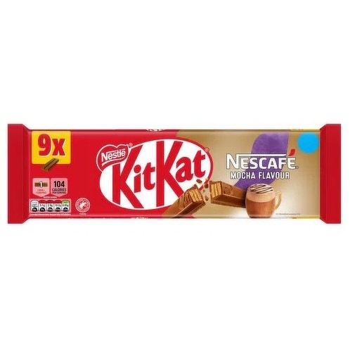 Kit Kat 2 Finger Nescafe Mocha 9 Pack 186.3G