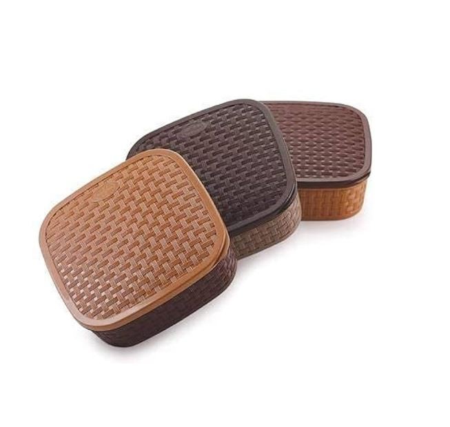 Multipurpose Square Masala Box