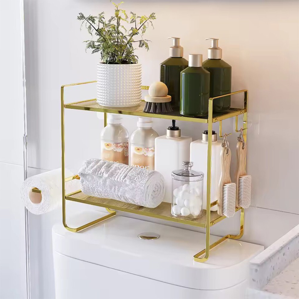 2-Layer Vanity Organizer – Makeup & Cosmetic Storage Rack