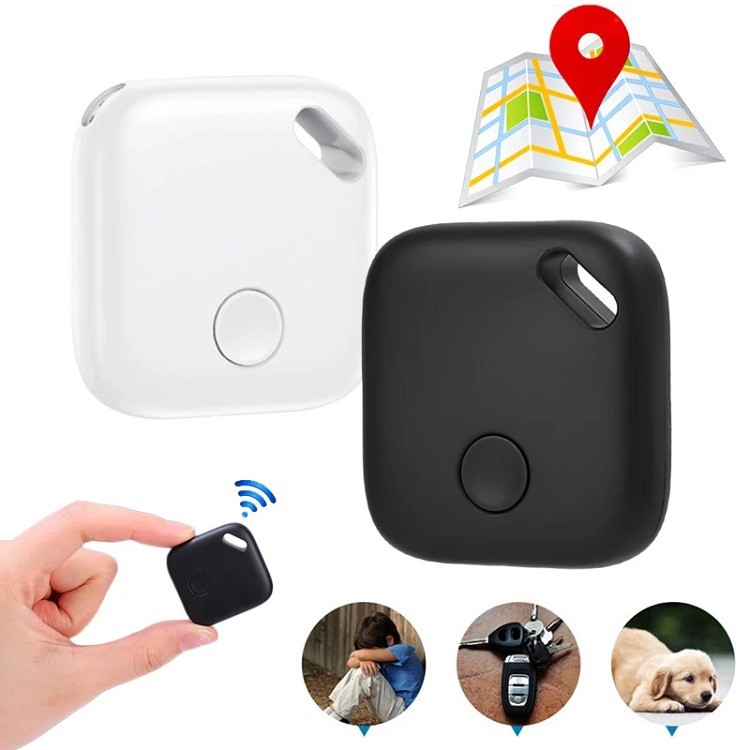 AA2 GPS Tracker Keychain | Mini Smart Anti-Lost Tracker for Keys, Bags & Pets