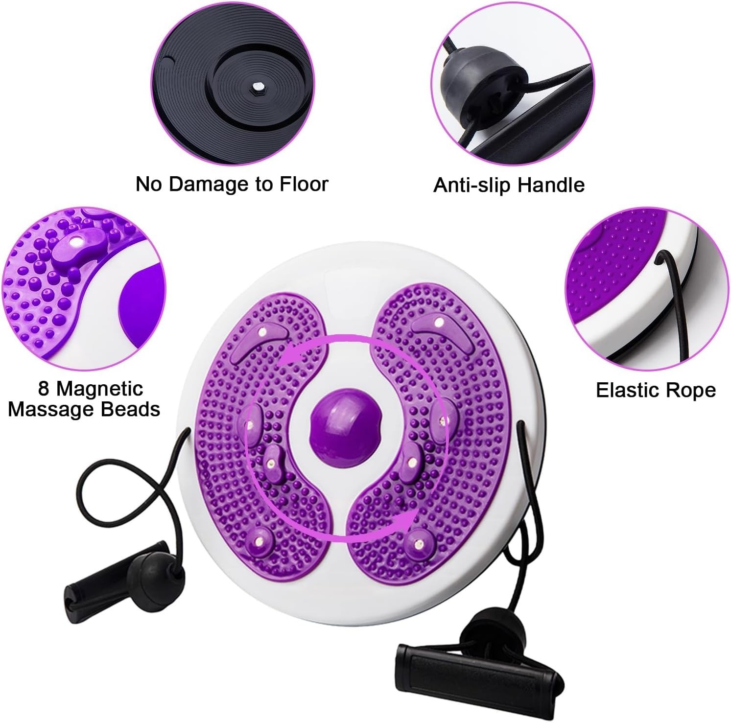 Waist Twist Disc With Pull Rope