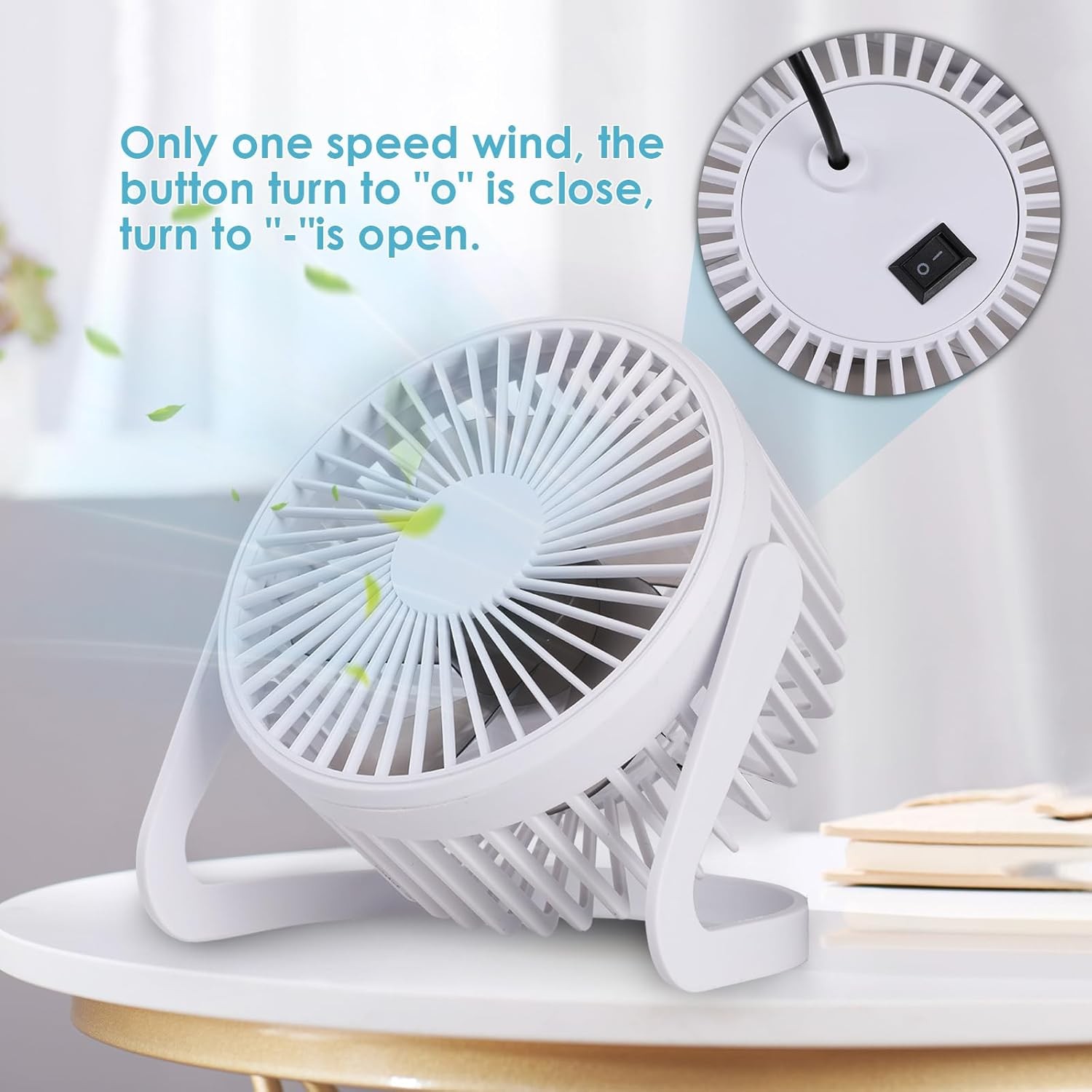 Mini USB Desk Fan – Portable Cooling Fan
