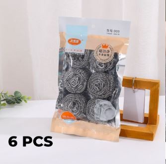 6pcs Stainless Steel Cleaning Ball