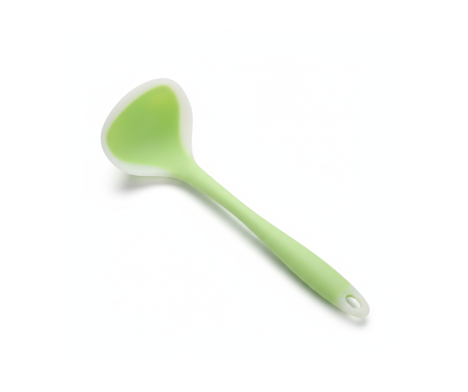 Fully Silicone Soup Spoon | Heat Resistant Non-Stick Kitchen Ladle