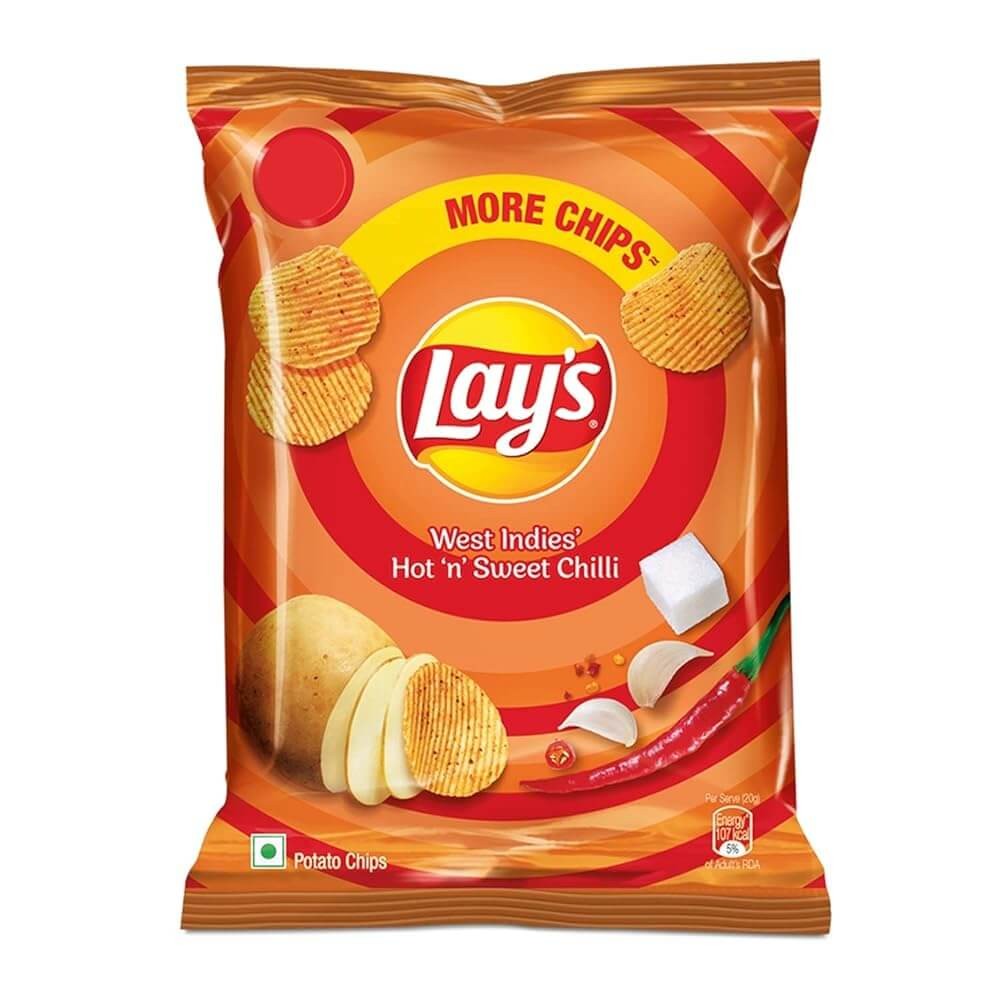 Lays West Indies Hot n Sweet Chilli 28G