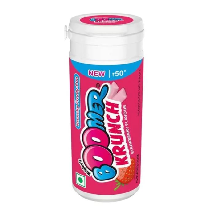 Boomer Crunch Strawberry Flavour Bottle 28.8G