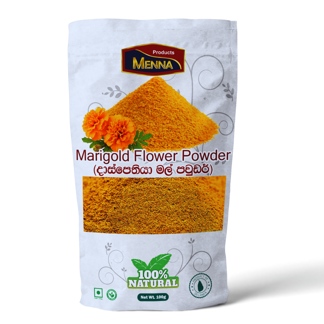 Marigold Flower Powder (100g) | Natural & Pure | DIY Beauty & Wellness | No Additives or Chemicals