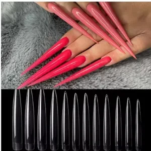 110pcs/Bag 4XL Extra Long Stiletto False Nail