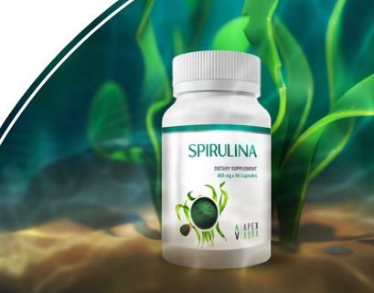 SPIRULINA DIETARY SUPPLEMENT - 400 mg x 90 Capsules