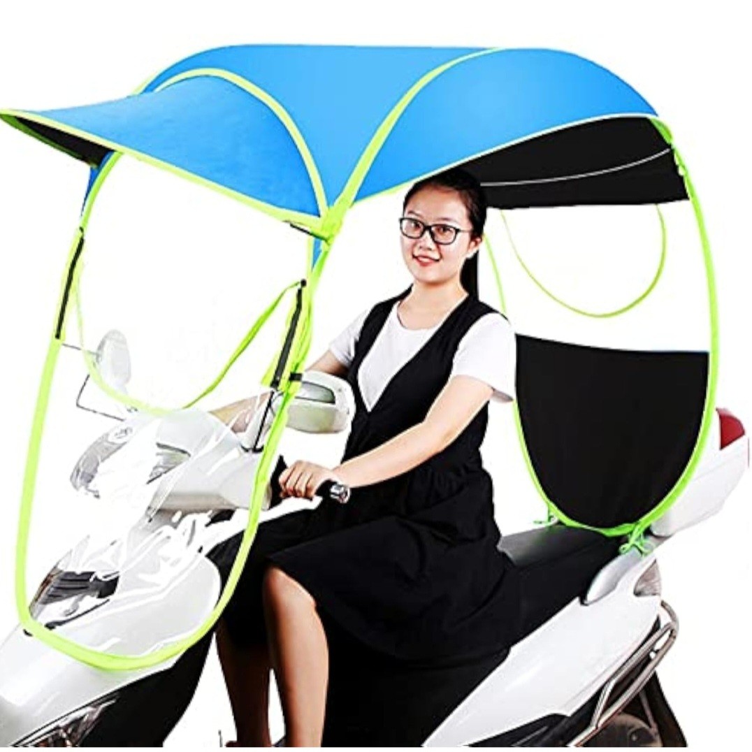 Motorcycle Rain Shelter Transparent Umbrella C