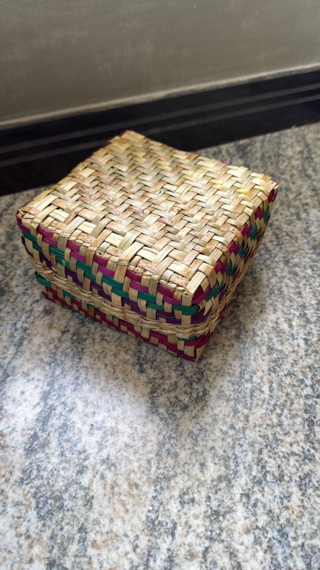 Premium Square Storage Box with Lid - 7x7x5 Inch Multi-Purpose Organizer