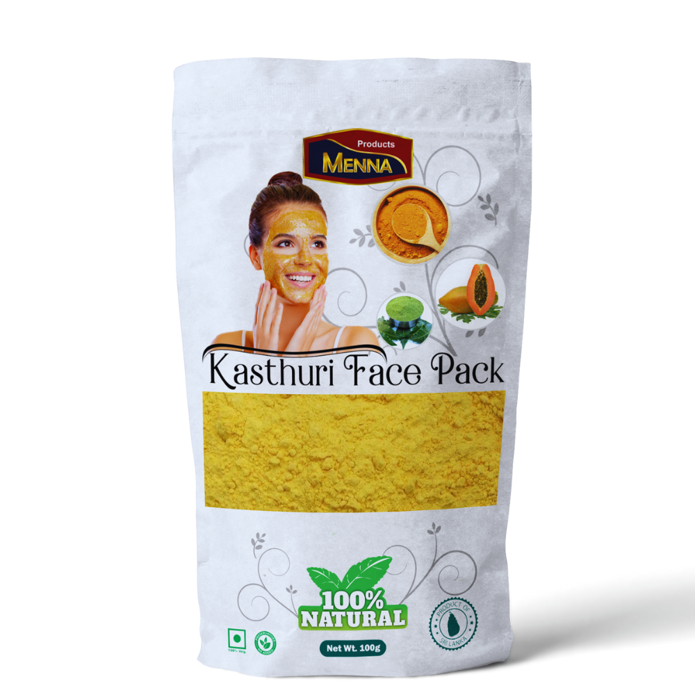 Kasturi Turmeric Face Pack – 100g of Timeless Beauty for Glowing Skin