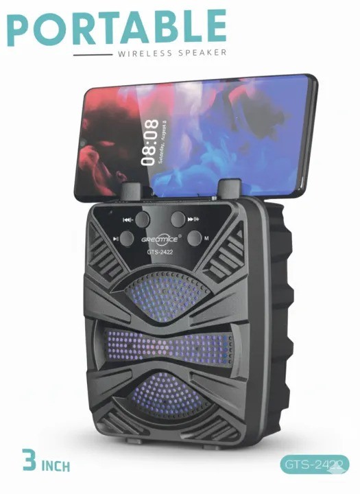 GTS-2422 Portable 3 Inch Bluetooth Speaker