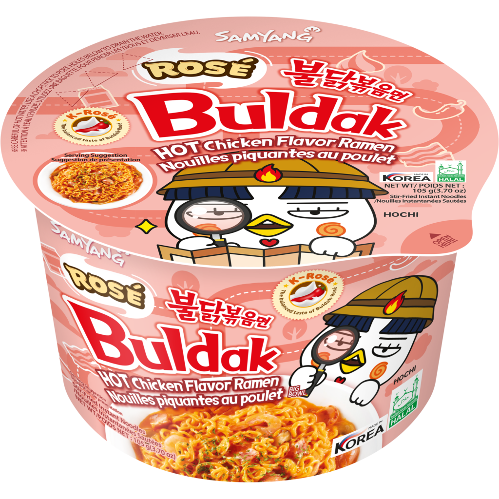 Buldak Rose Hot Chicken Bowl 105G