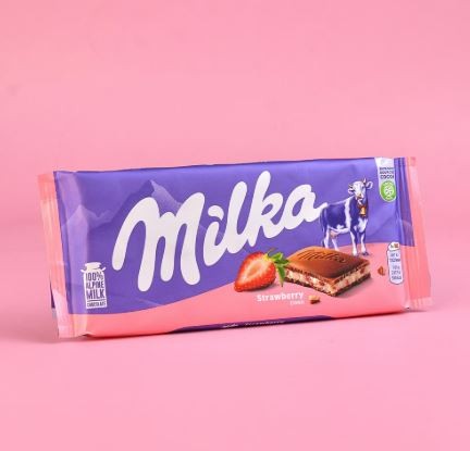 Milka Strawberry 100G