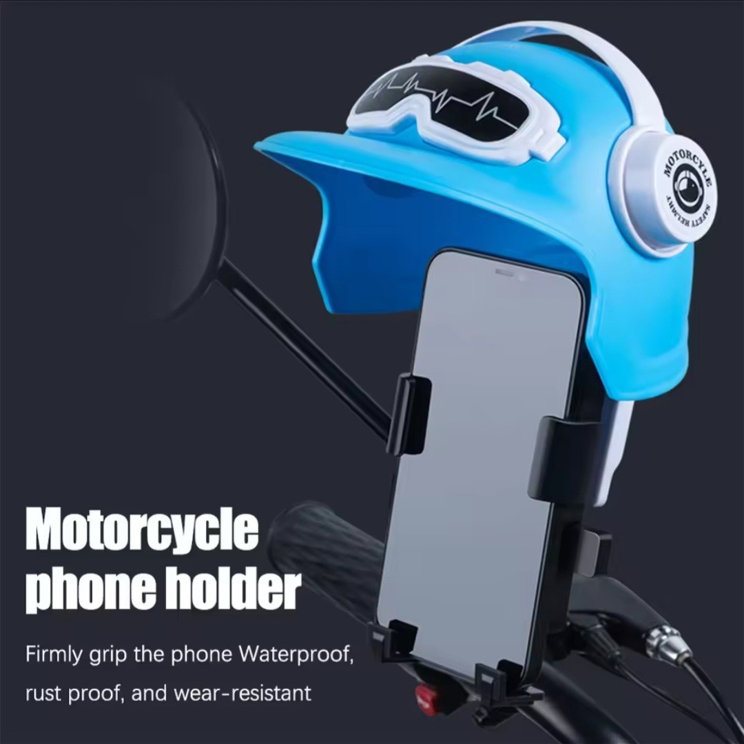Motorcycle Phone Mount - Waterproof Helmets Sun Motorcycle Phone Holder