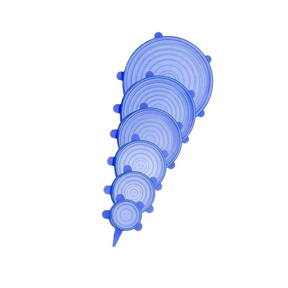 6pcs Silicone Food Cover