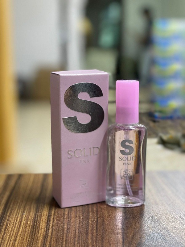 Solid Pink Unisex Perfume 22ml | Fresh Long-Lasting Fragrance