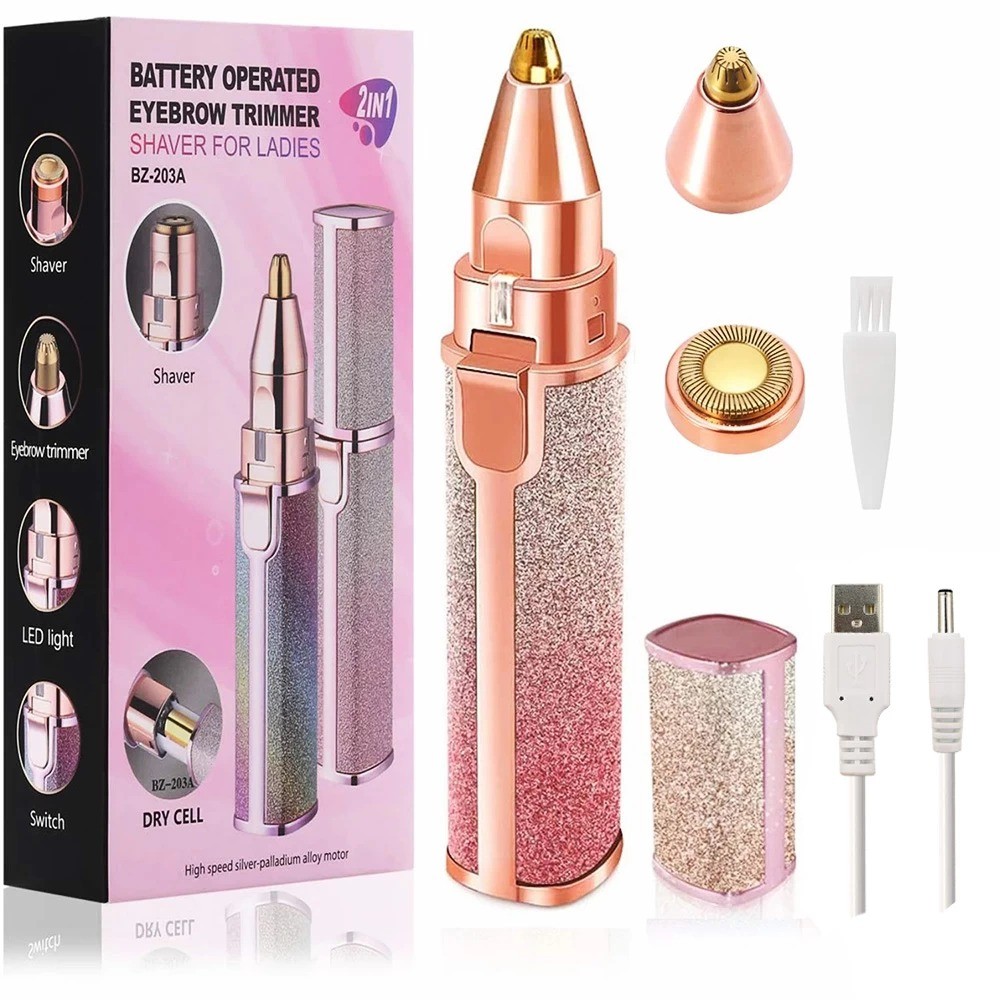 2 In 1 Eyebrow And Facial Trimmer