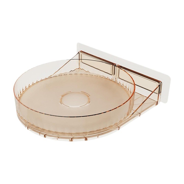 360° Rotating Wall Mounted Storage Rack | Multi-Layer Kitchen & Bathroom Organizer