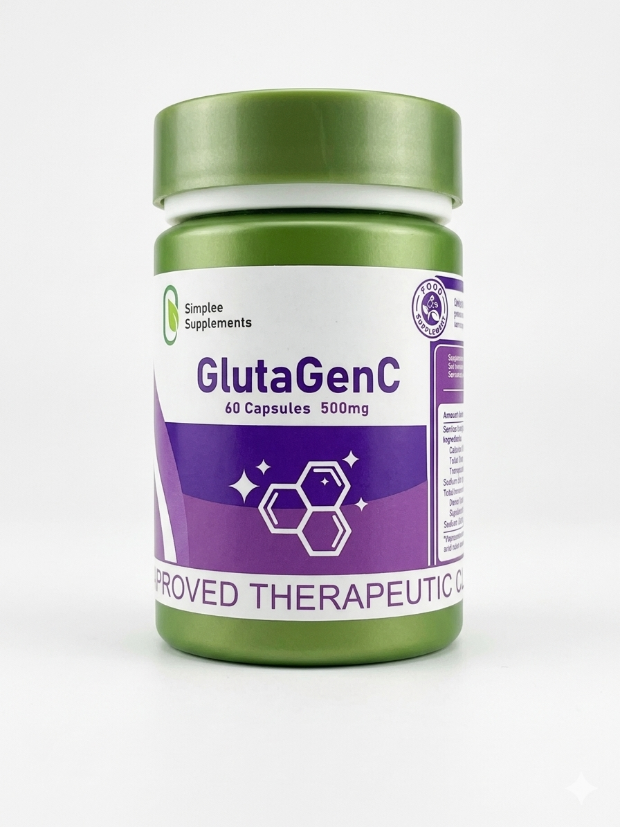 Glutagenc 500mg Whitening & Glow Capsules (60 Caps)