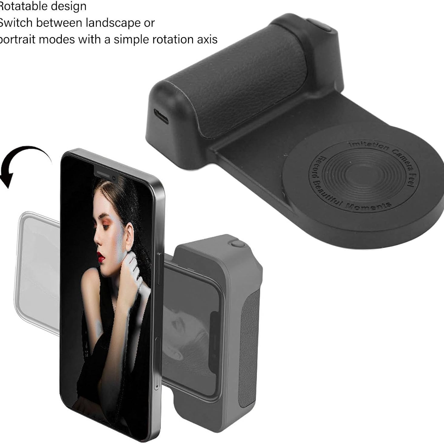 Magnetic Bluetooth Camera Handle Phone Holder