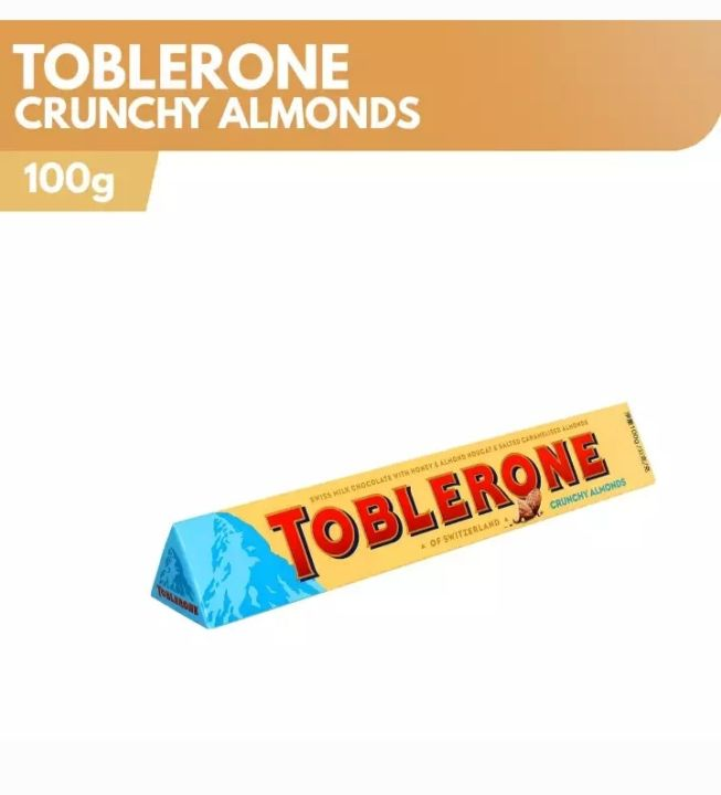 Toblerone Crunchy Almond Bar 100g