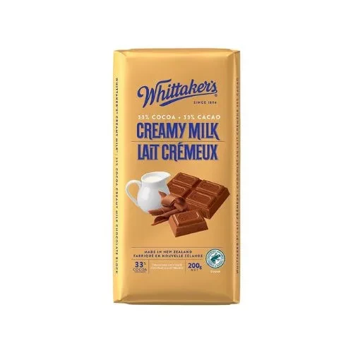 Whittakers Creamy Milk 33% Cocoa 200G