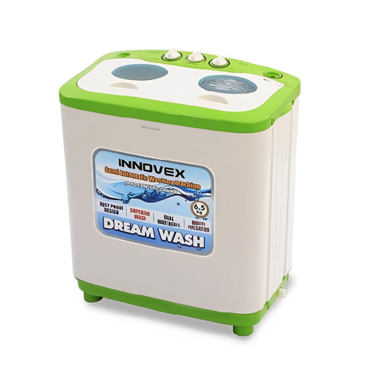 INNOVEX Washing Machine - 6.5Kg - DSAN 65- 5 Years Warranty