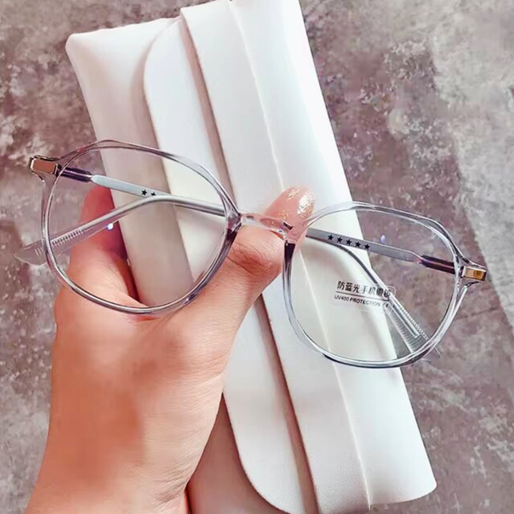 Myopia Anti-Blue Light Glasses 1019GR – Grey Frame Blue Light Blocking Computer Eyewear