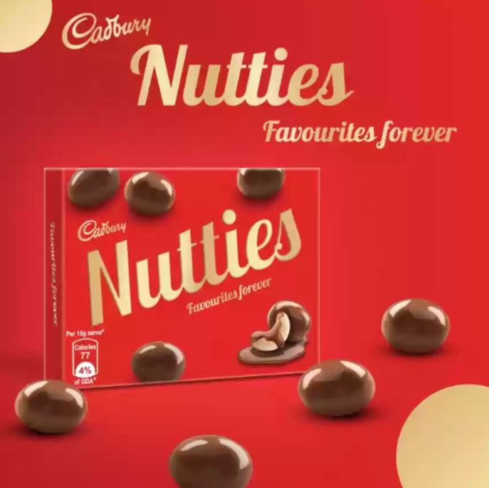 Cadbury Nutties Favourites Forever 30G