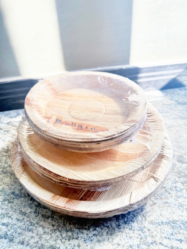 Premium Areca Leaf Plates - Eco-Friendly Disposable Tableware (8", 10", 11")