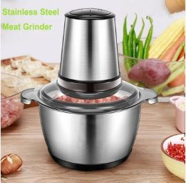2L Steel Food Processor