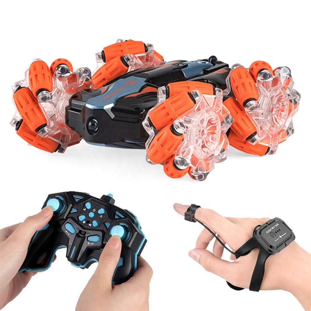 2-in-1 Kids R/C & Watch Control Stunt Smoke Car – Remote Control Car with Gesture