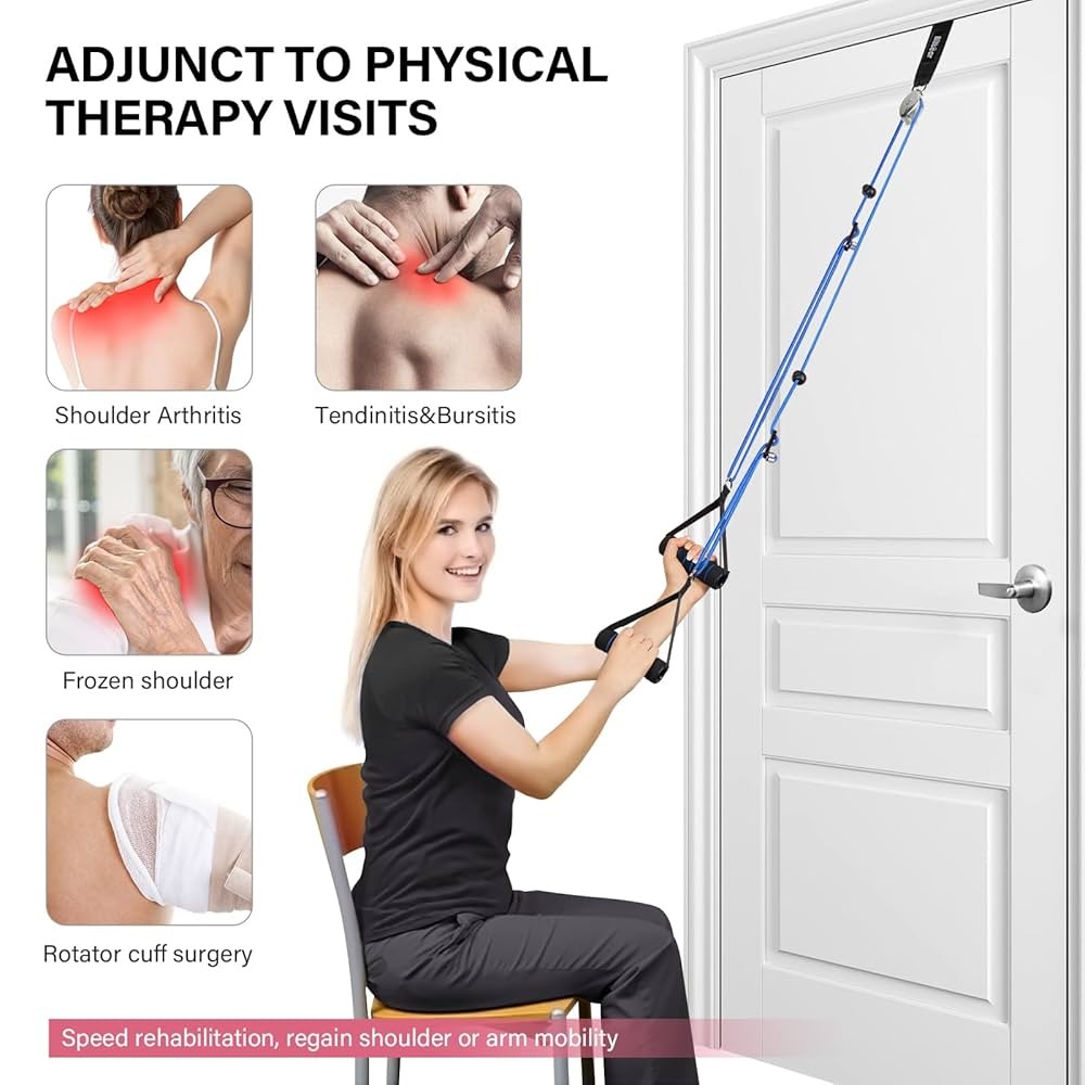 Shoulder Pulley Set | Physiotherapy Shoulder Exercise Pulley for Home Rehab