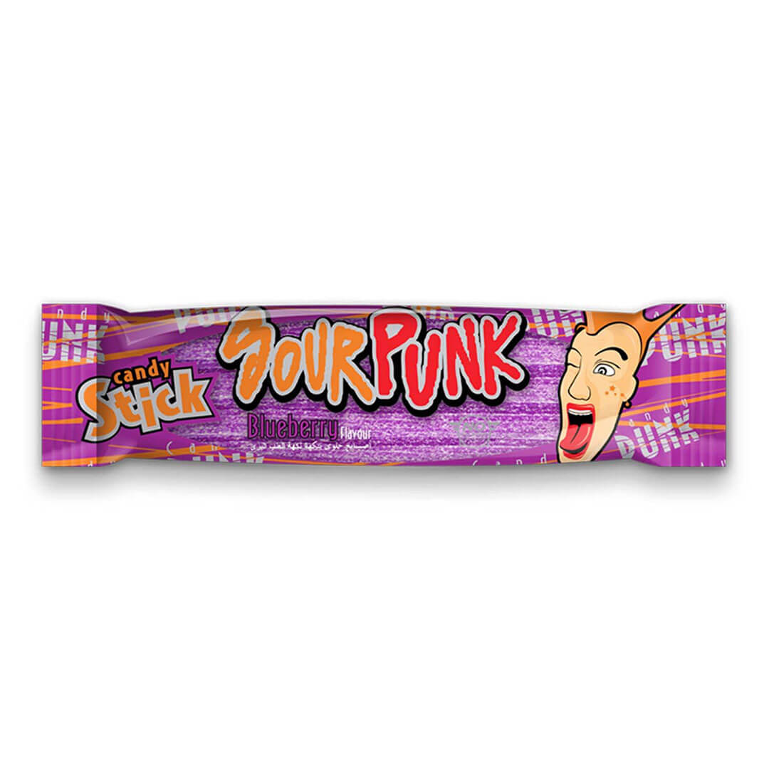 Sour Punk Blueberry Candy Stick 40g