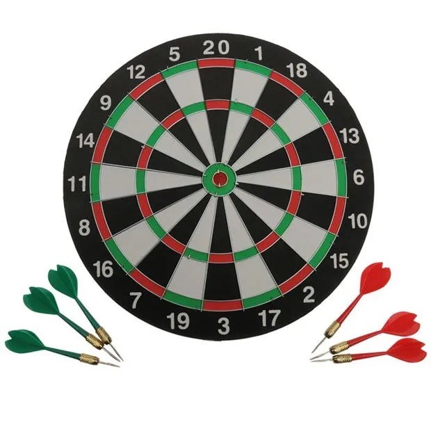 Large Dart Board Game for Indoor Family Entertainment, Skill Practice & Home Game Room Fun