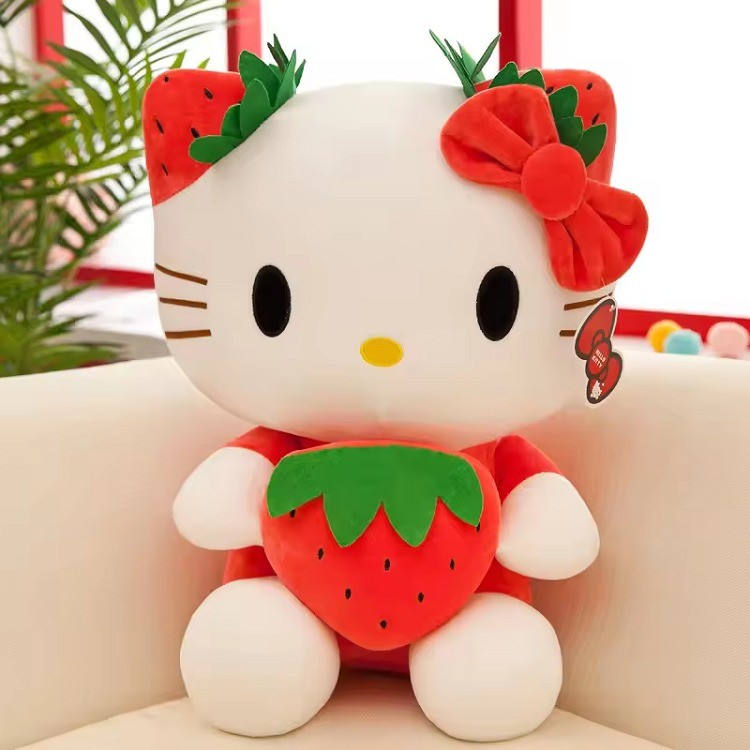 1 Pc Hello Kitty With Strawberry SoftToy - ACD6-16